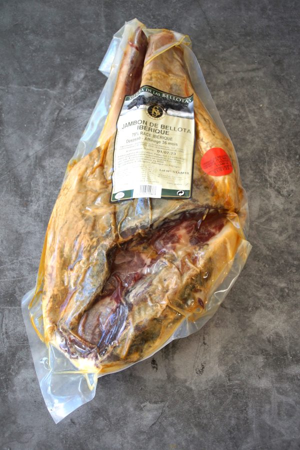 Jambon Ibérique “Bellota“ 36 mois Sans Os