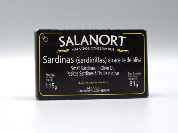 Sardines de Cantabrie à l'huile d'olive